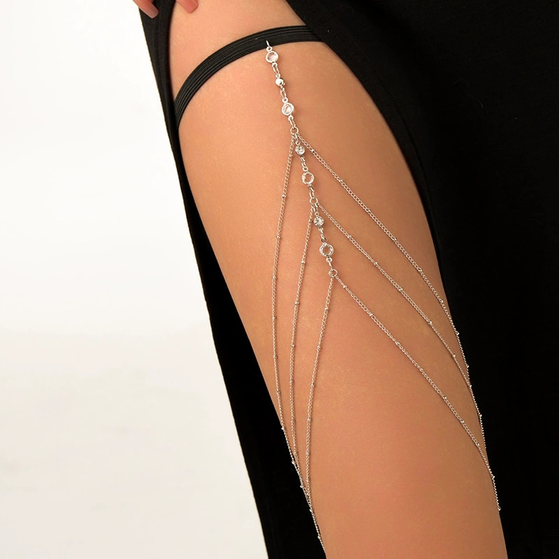 Body Jewelry Leg Chain - 2025 Nieuwe Vrouwen Boheemse Dijketting Eenvoudige