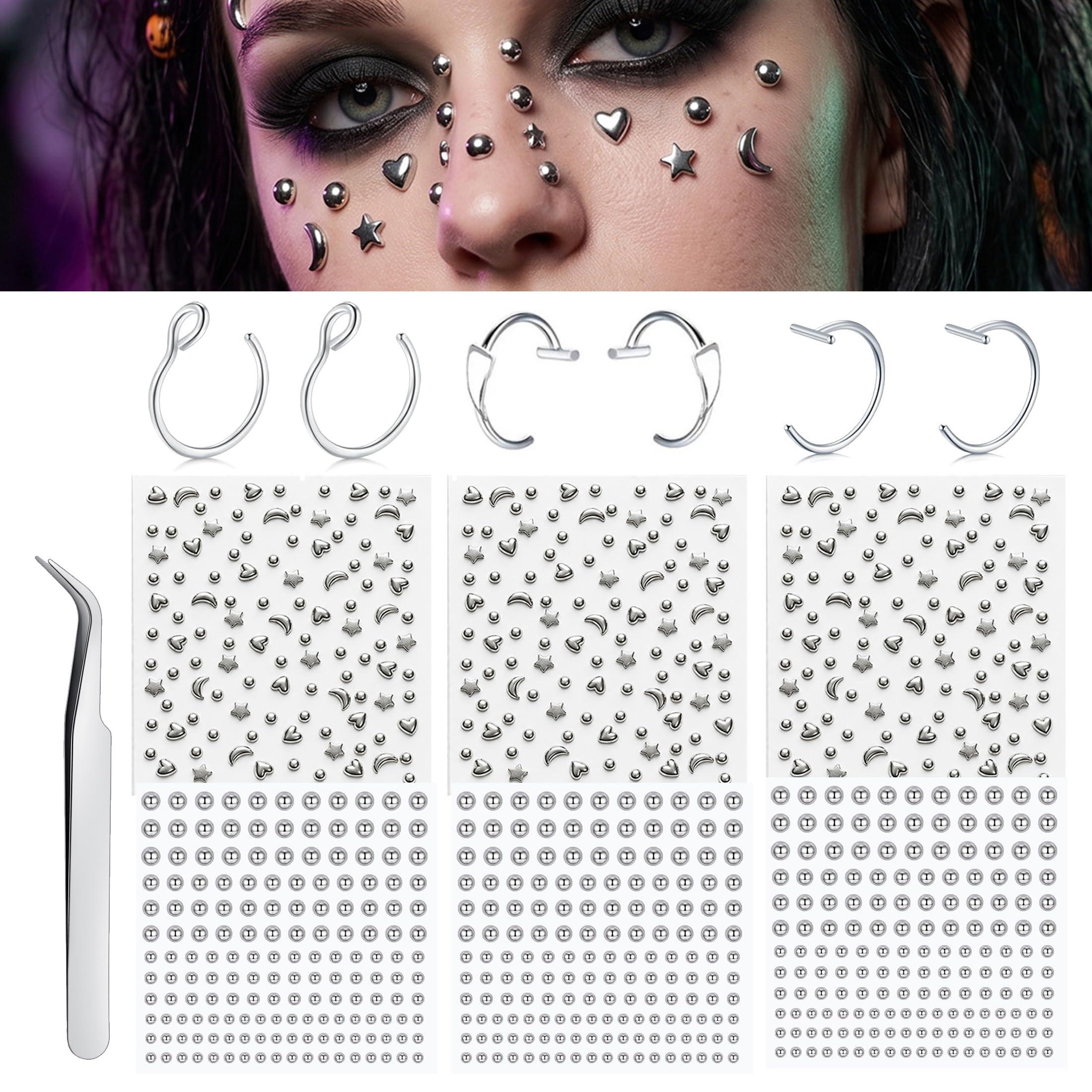 Body Jewelry Piercing - Neppe piercings, balletjes, stick-on neusring, nep