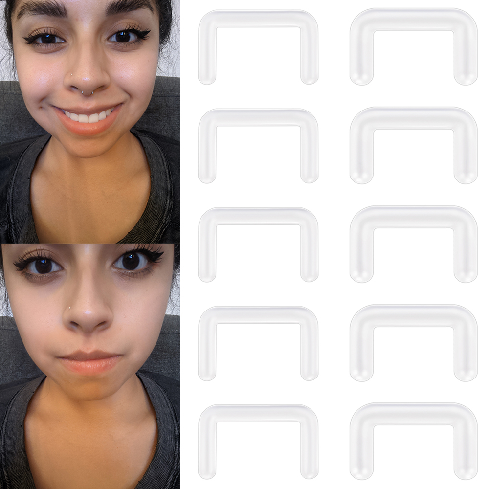 Body Jewelry Storage - 14/16G Septum Piercings Hider Acryl Neus