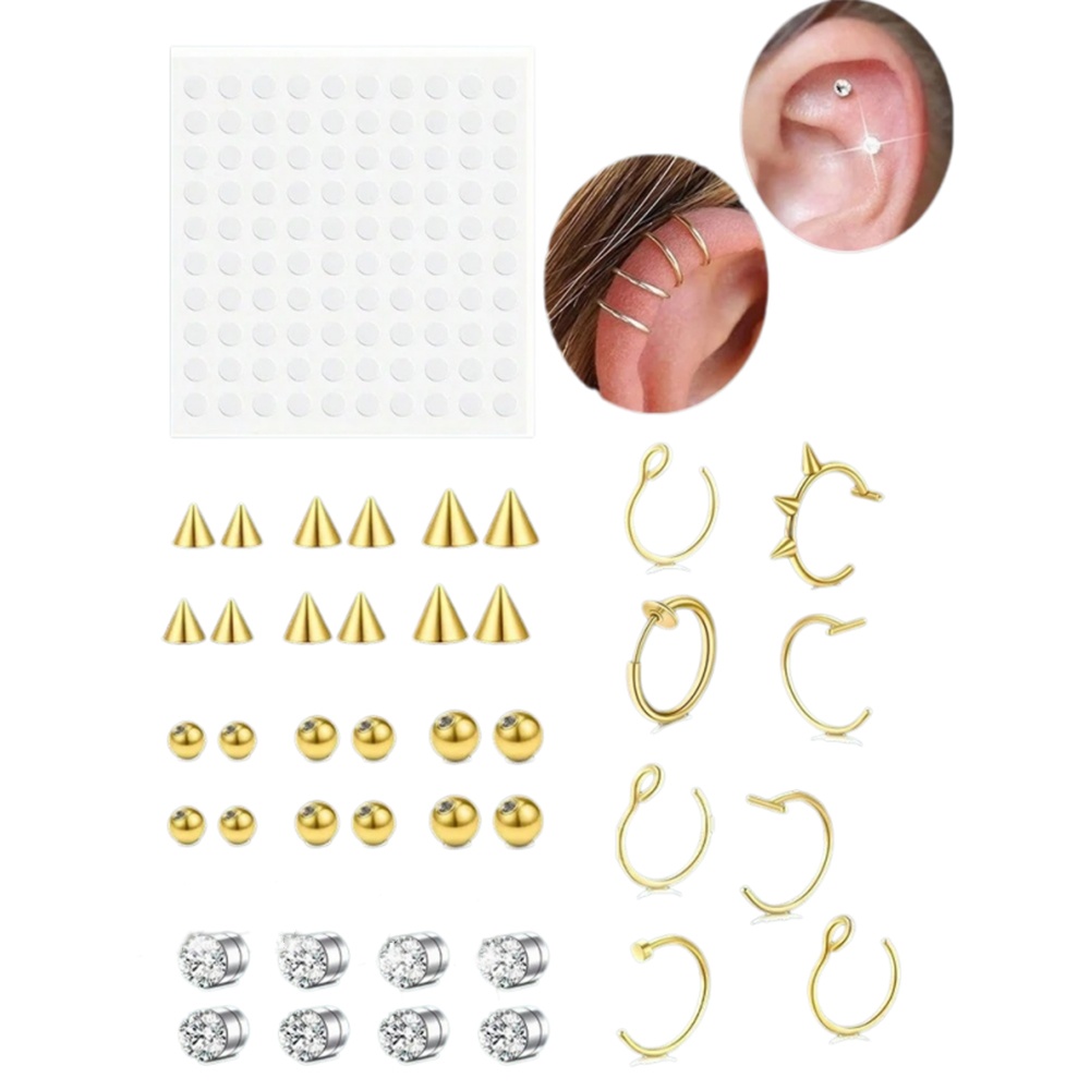 Body Jewelry Piercing - Nepneusringen nep septum voor vrouwen nepneuspiercing