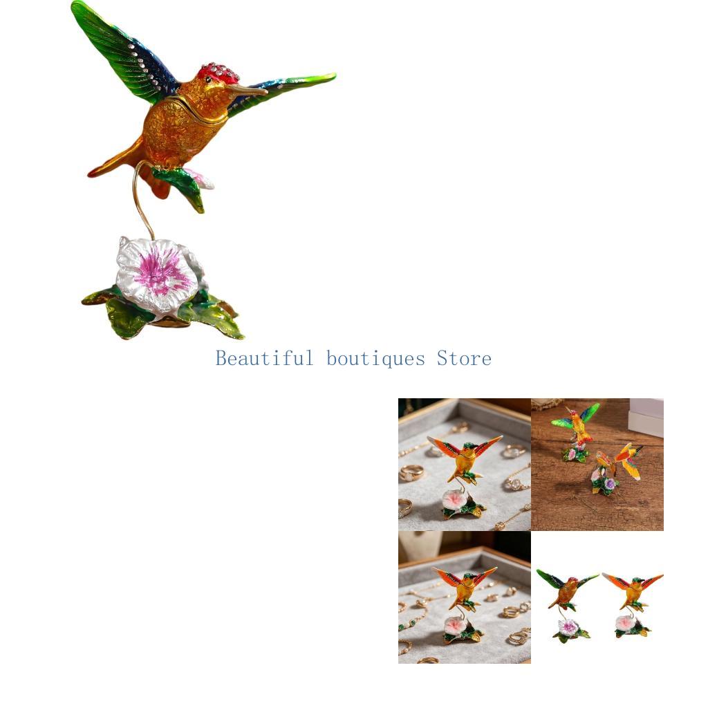 Body Jewelry Storage - U4LF ijdelheid sieradendoos met kolibrievorm en