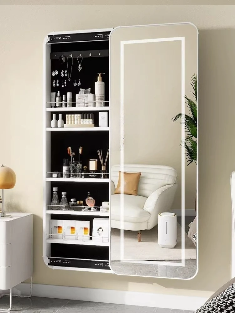 Body Jewelry Storage - Verborgen push-pull spiegel voor het hele