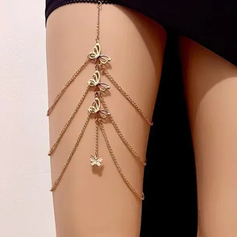 Boheemse kristallen kwast meer - Body Jewelry Leg Chain recensie en prijs
