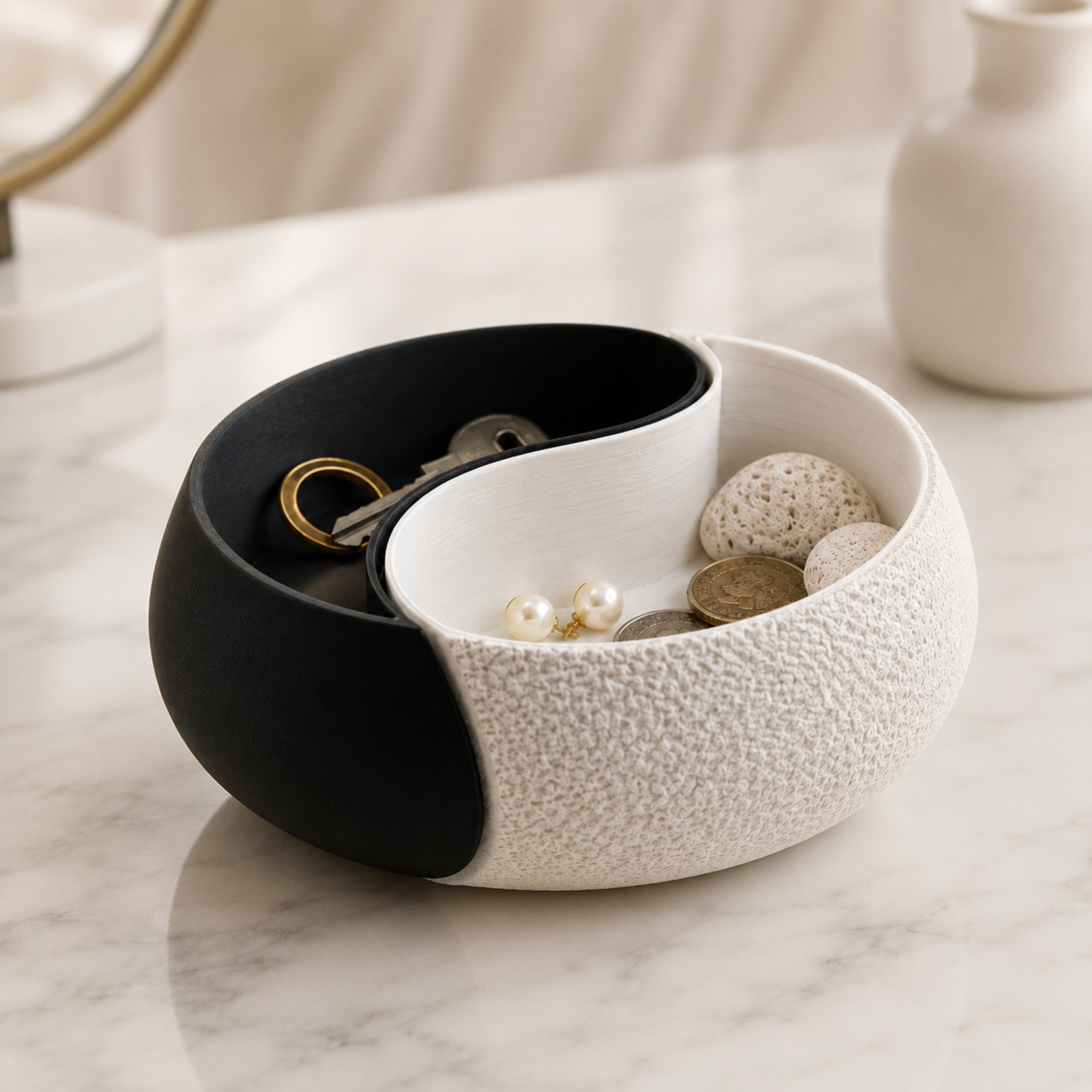 1-delige opbergkom in zwart-wi - Body Jewelry Websites recensie en prijs