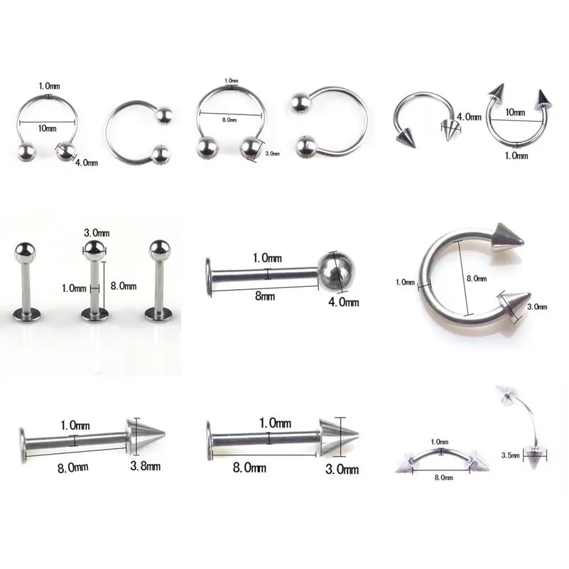 45/80/110 Stuks Mix Stijlen Ro - Body Jewelry Storage recensie en prijs