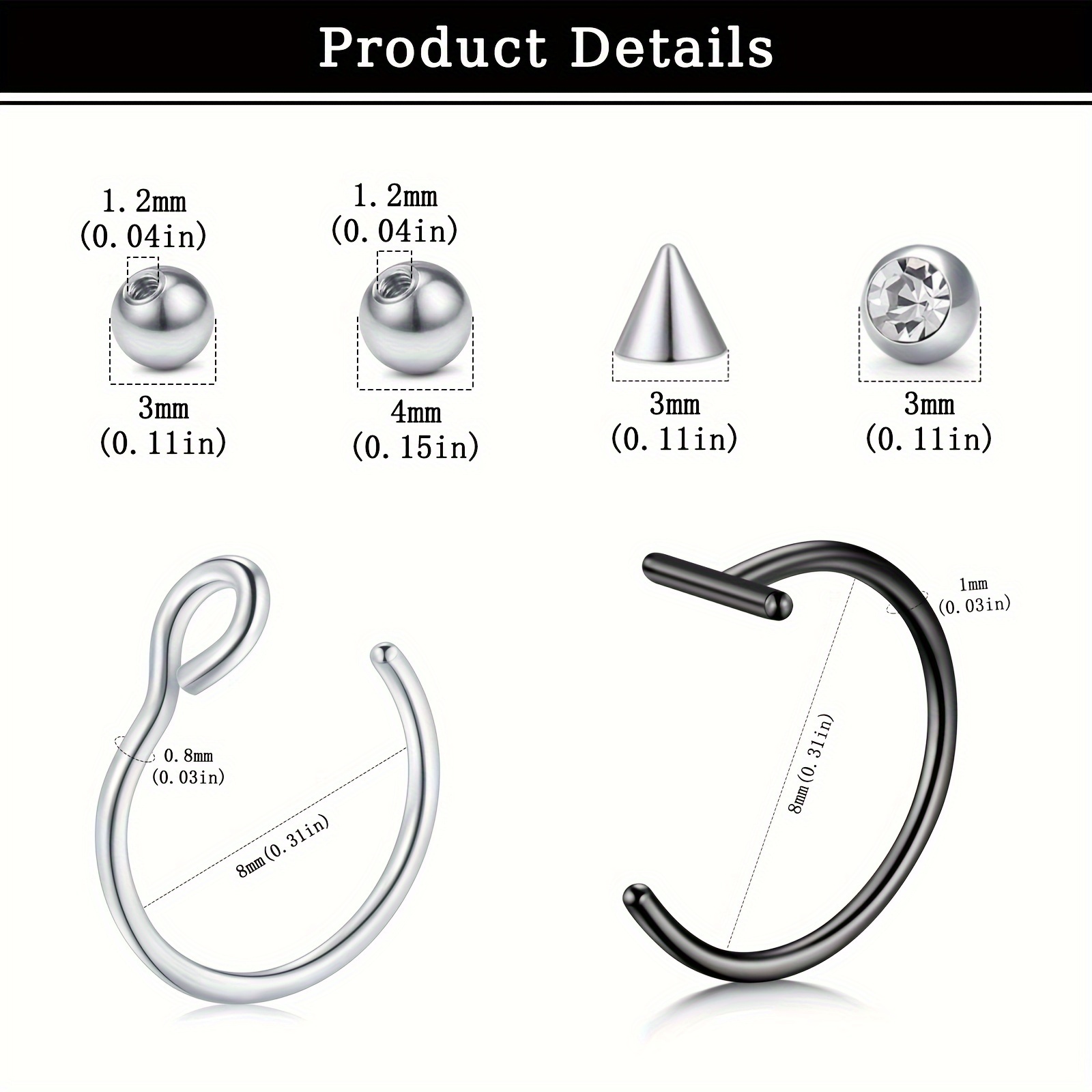 Nep-piercings, nep-lipring, ne - Body Jewelry Piercing recensie en prijs