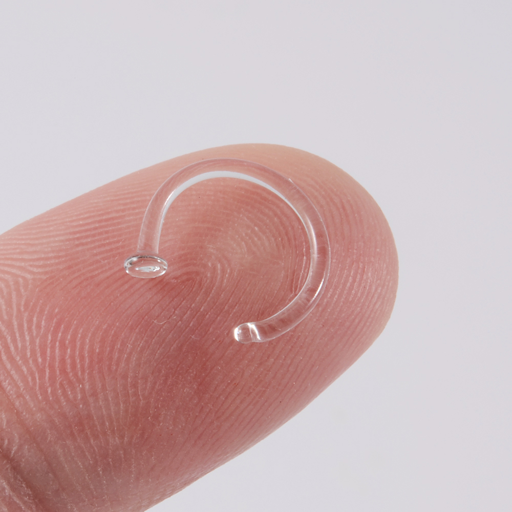 1Pc Glas Neus Stud Transparant - Body Jewelry Storage recensie en prijs