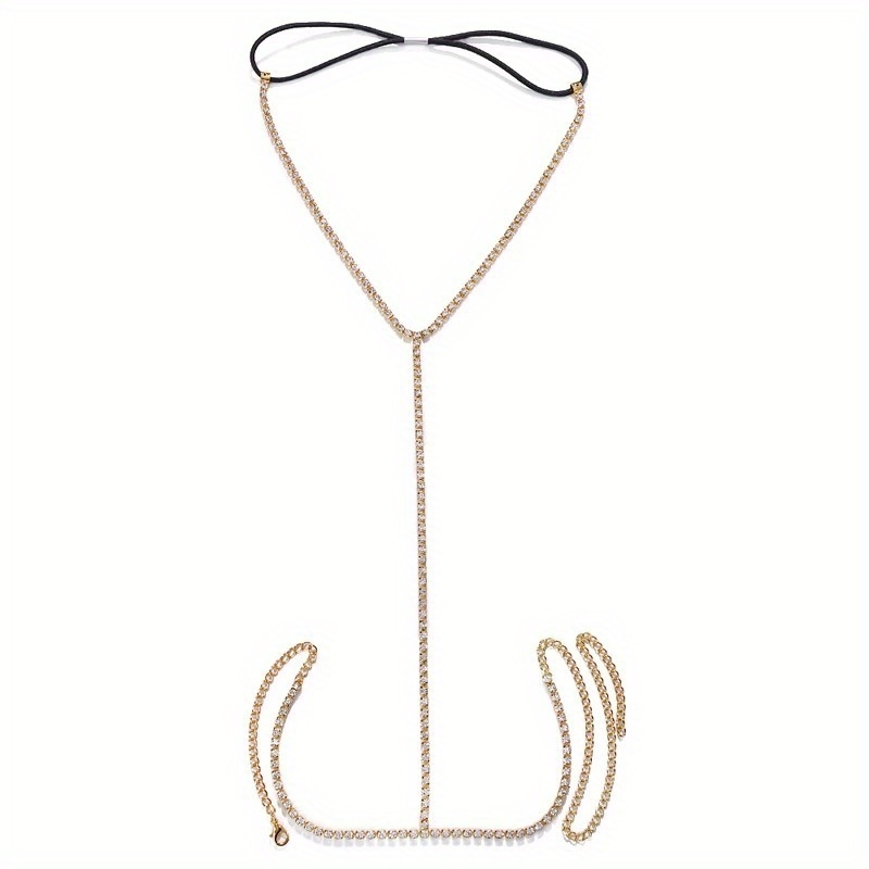 1-delige sprankelende beenkett - Body Jewelry Leg Chain recensie en prijs