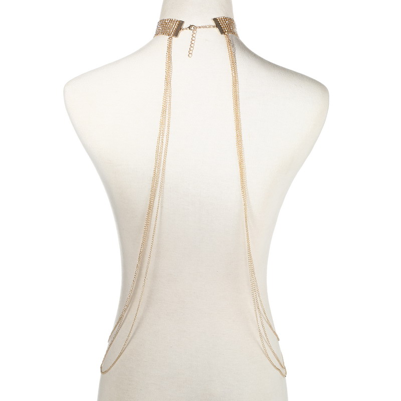Goud Kleur Body Chain Vrouwen  - Body Jewelry Women recensie en prijs