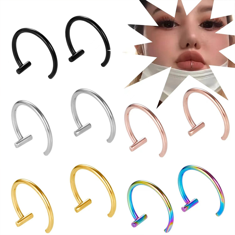 18G Chirurgisch staal lip ring - Body Jewelry Surgical Steel recensie en prijs