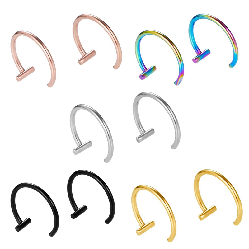 18G Chirurgisch staal lip ring - Body Jewelry Surgical Steel recensie en prijs