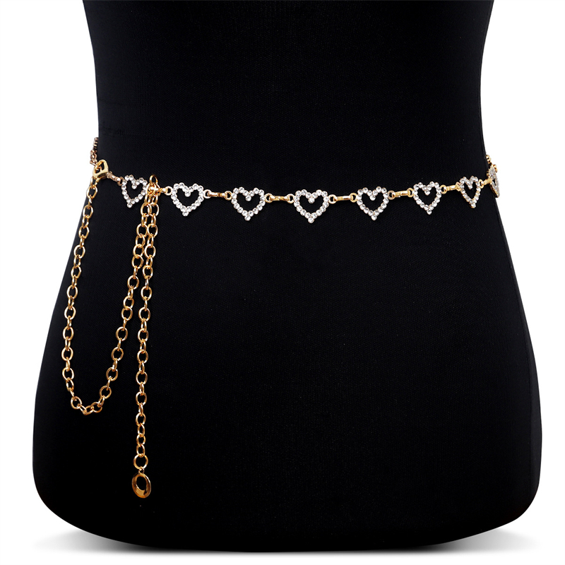 Modeketting met strass hartjes - Body Jewelry Women recensie en prijs