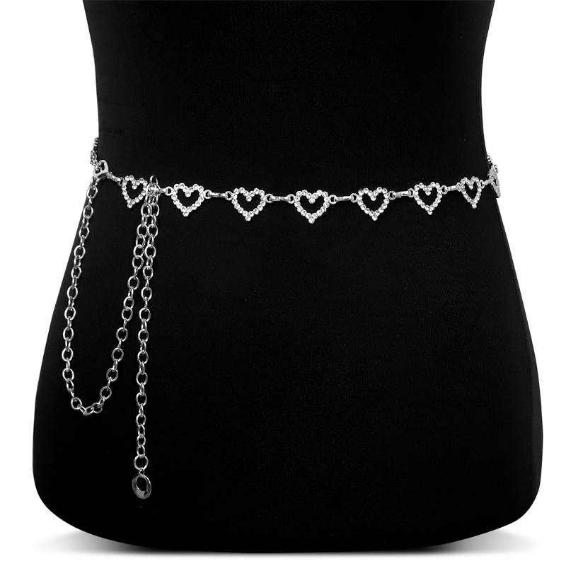 Modeketting met strass hartjes - Body Jewelry Women recensie en prijs