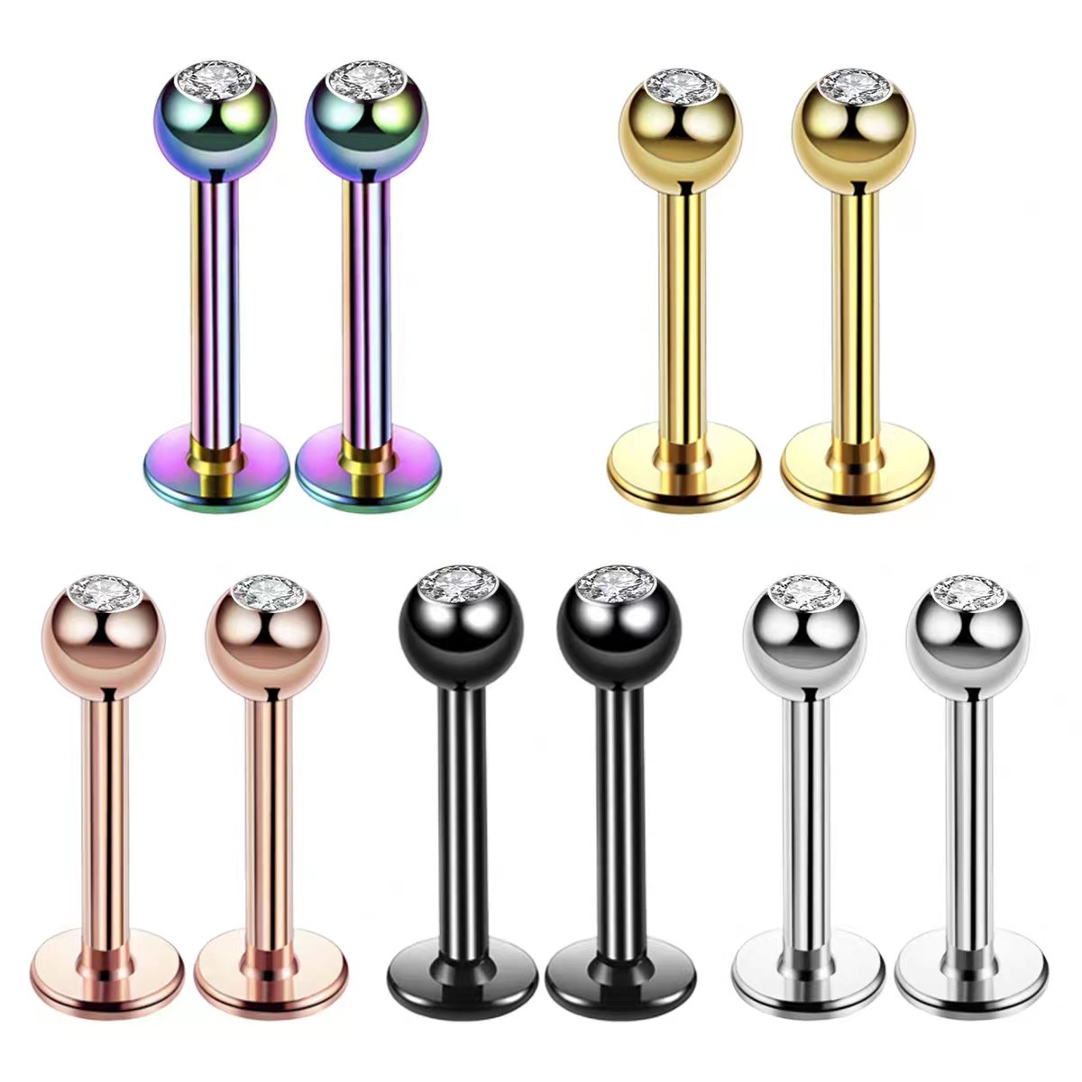 16G Chirurgisch staal bal top  - Body Jewelry Surgical Steel recensie en prijs