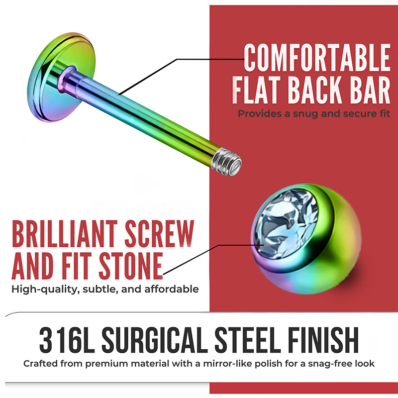 16G Chirurgisch staal bal top  - Body Jewelry Surgical Steel recensie en prijs