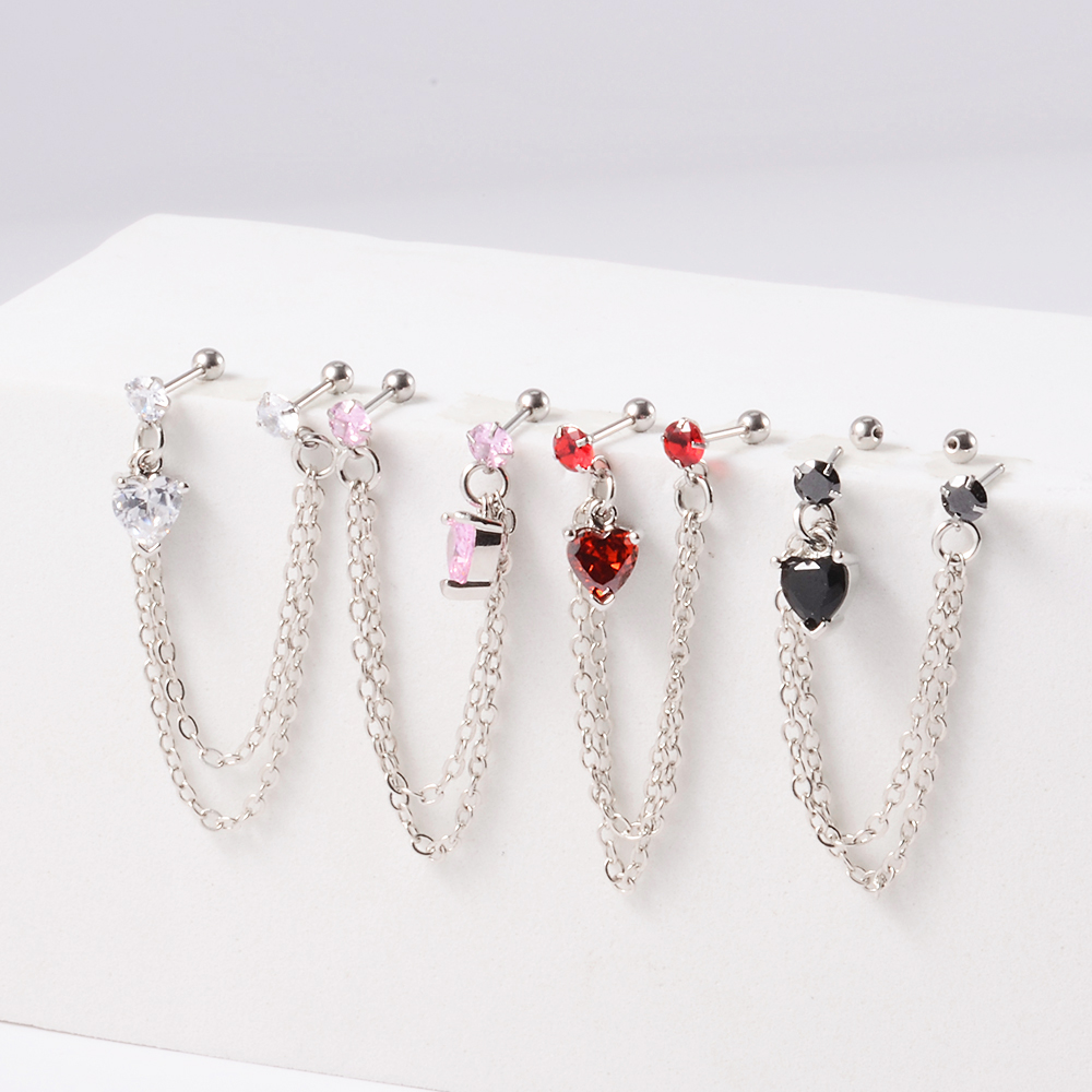 1PC Chirurgisch Staal CZ Gem O - Body Jewelry Surgical Steel recensie en prijs
