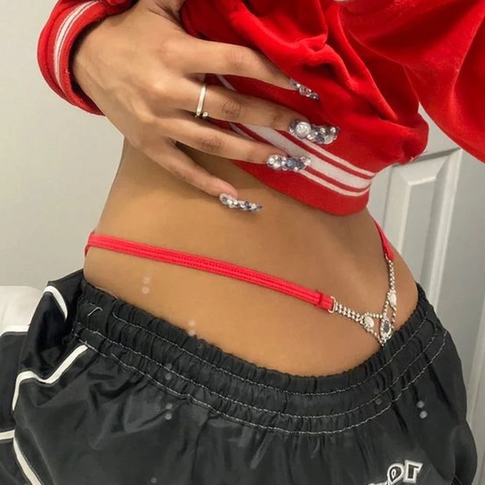 Sexy Ronde Strass String Verst - Body Jewelry Women recensie en prijs