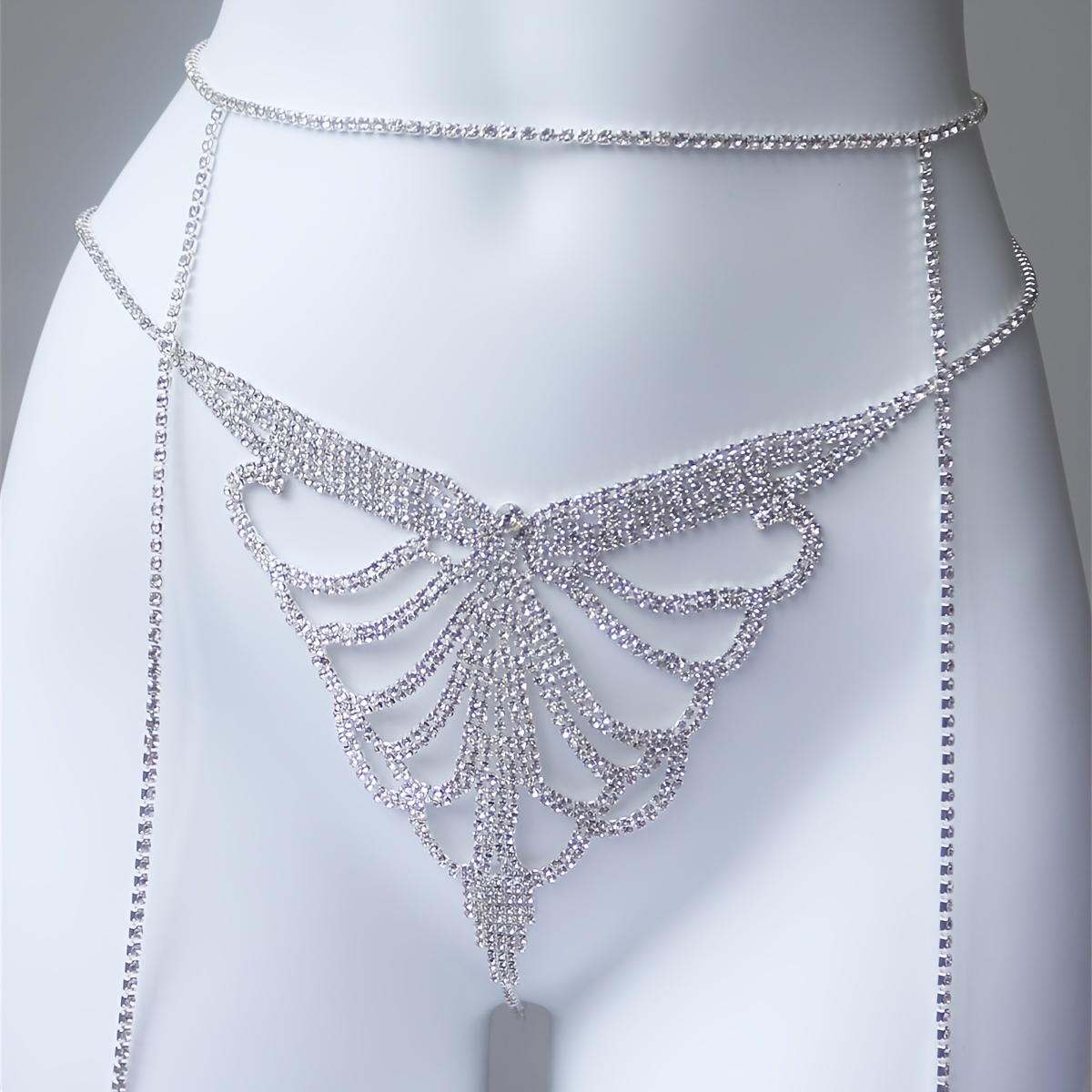 Meerlaagse Strass Sprankelende - Body Jewelry Leg Chain recensie en prijs