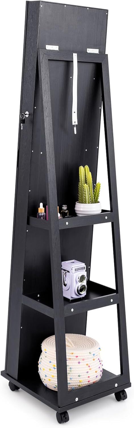 Draaibare, vrijstaande spiegel - Body Jewelry Storage recensie en prijs