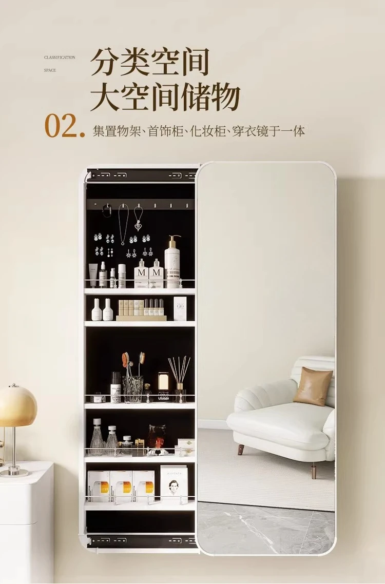 Verborgen push-pull spiegel vo - Body Jewelry Storage recensie en prijs