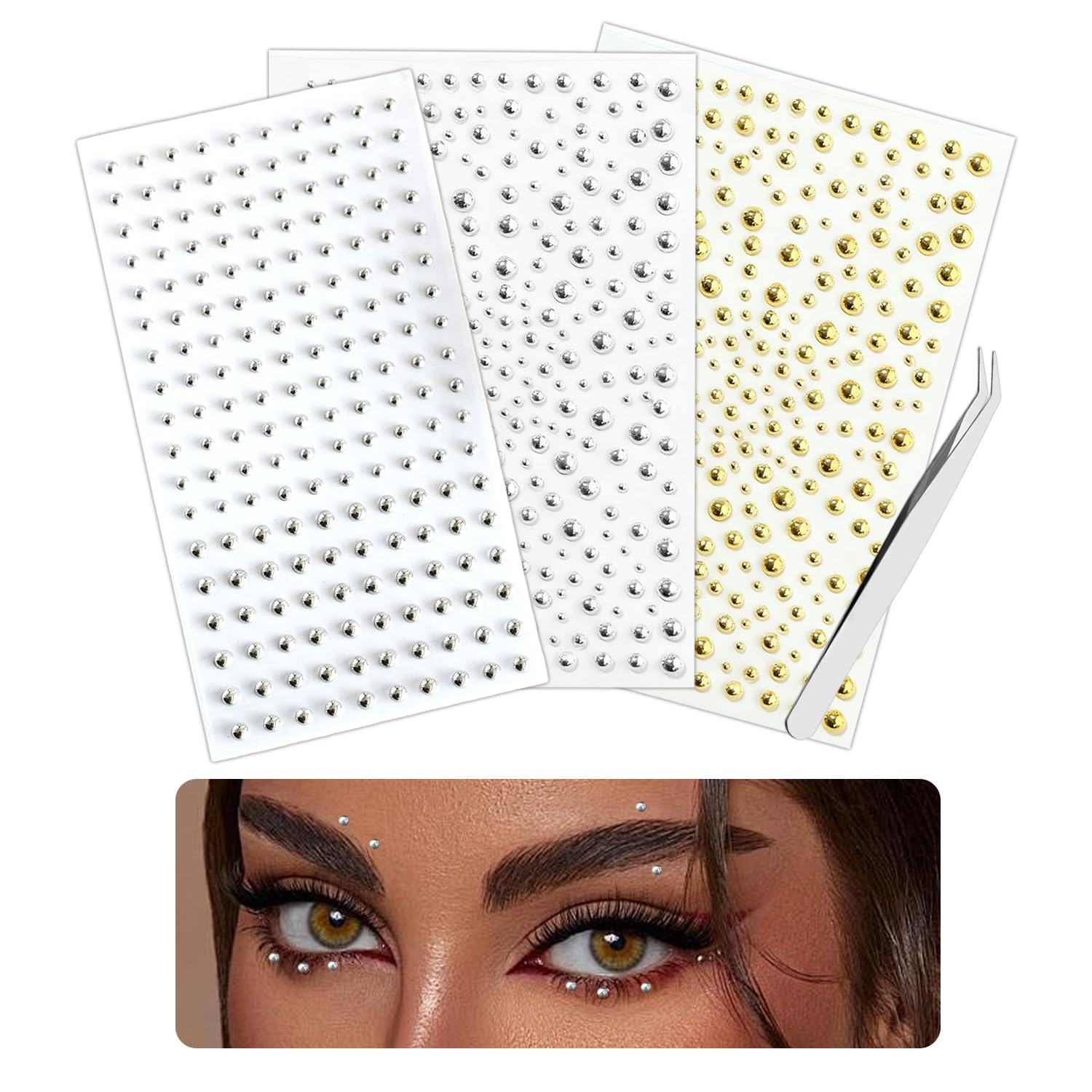 Gezicht lichaam ring stickers  - Body Jewelry Piercing recensie en prijs