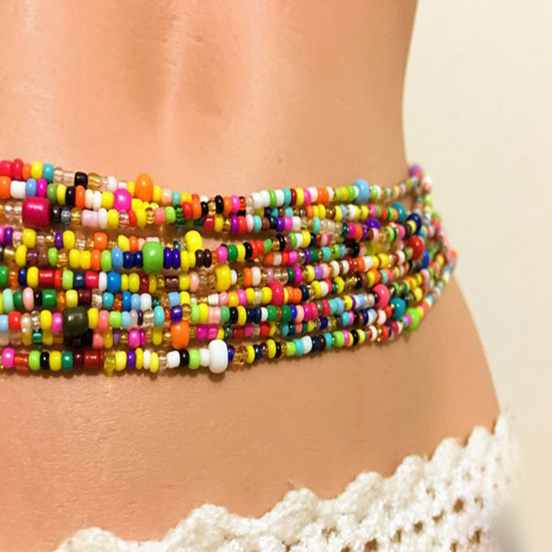 Vrouwen Gelaagde Kralen Buik K - Body Jewelry Women recensie en prijs