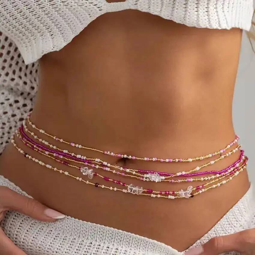 SHIXIN 6-delige set Boho kleur - Body Jewelry Women recensie en prijs