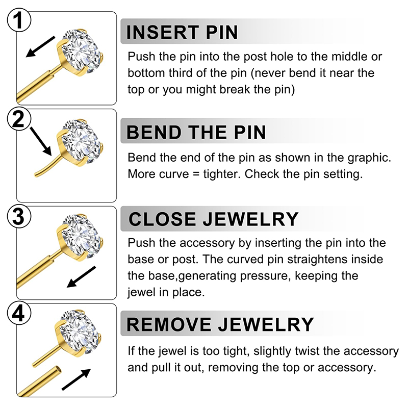 20G/18G/16G Chirurgisch RVS dr - Body Jewelry Surgical Steel recensie en prijs